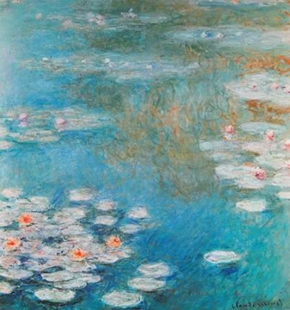 Waterlilies At Giverny 1908 Poster Print by  Claude Monet - Item # VARPDX373871